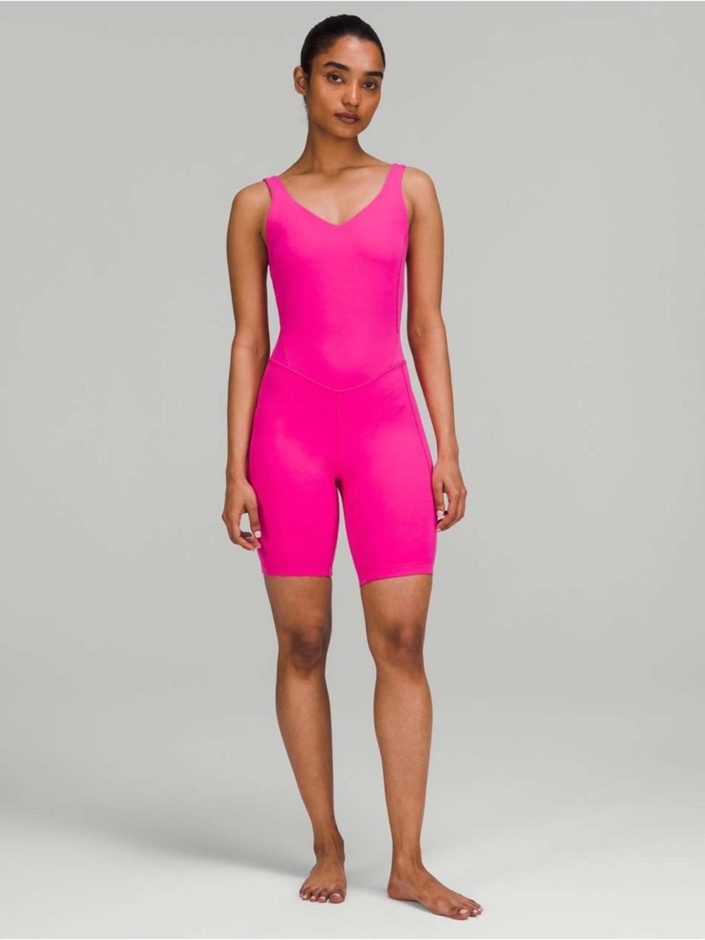 Lululemon Align Onesie 8" in Sonic Pink Size 6